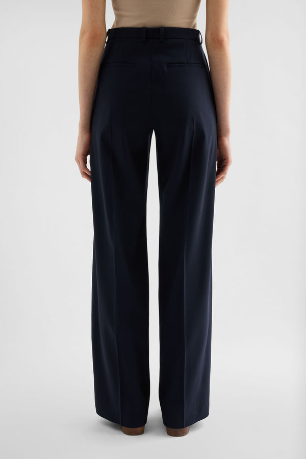 jil sander wool cady trousers for women