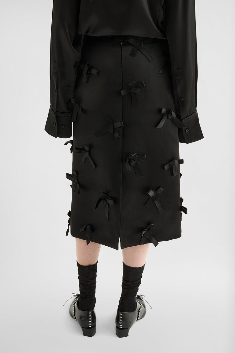 jil sander satin skirt for women