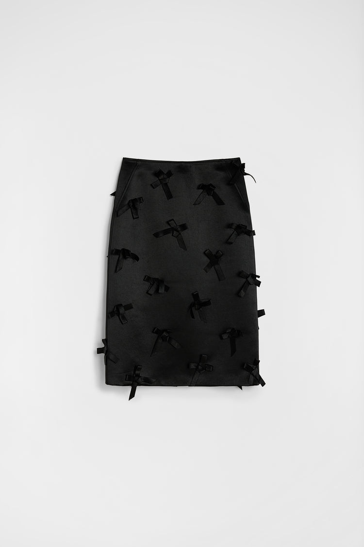 jil sander satin skirt for women