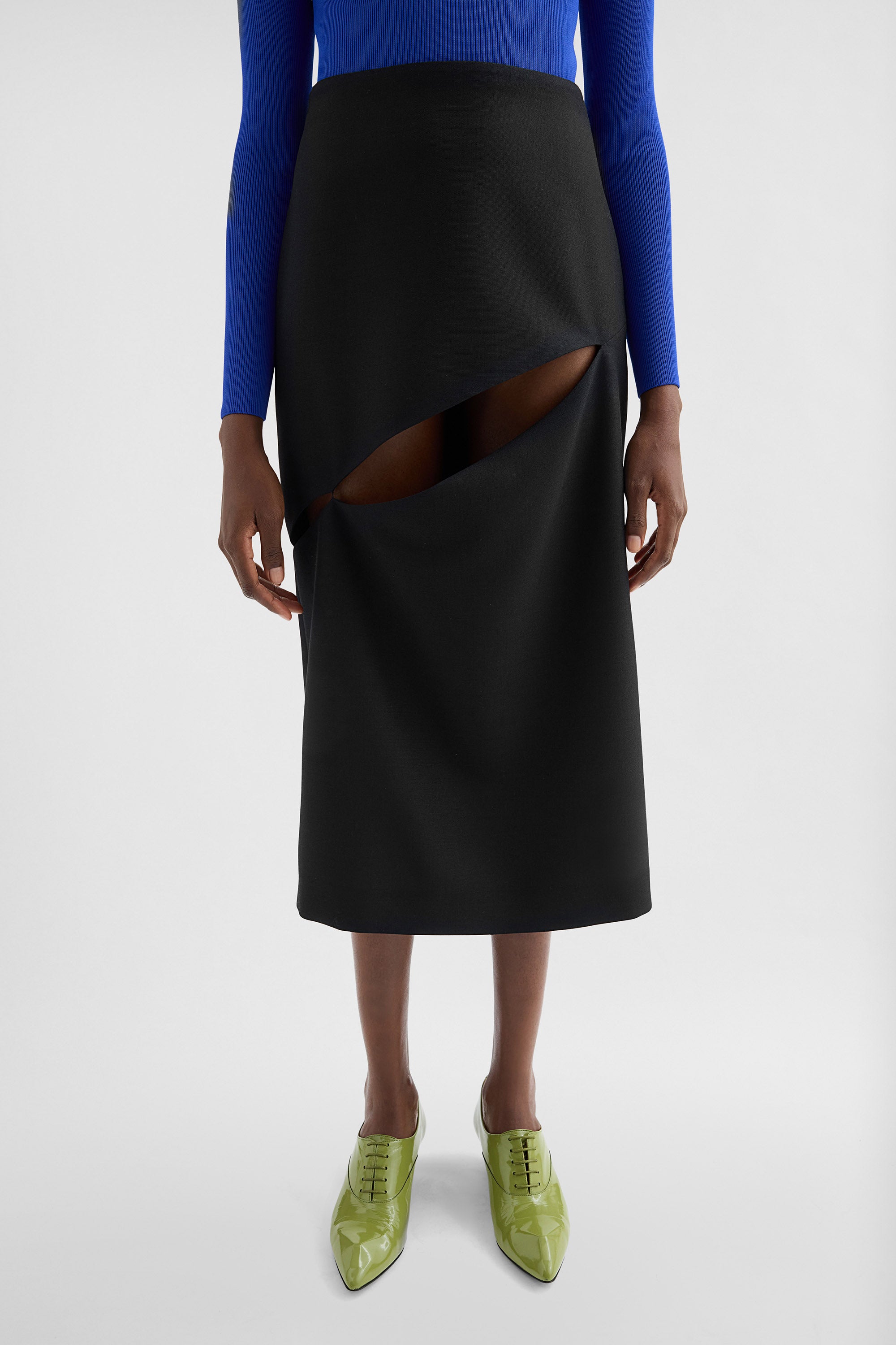jil sander wool blend skirt for women