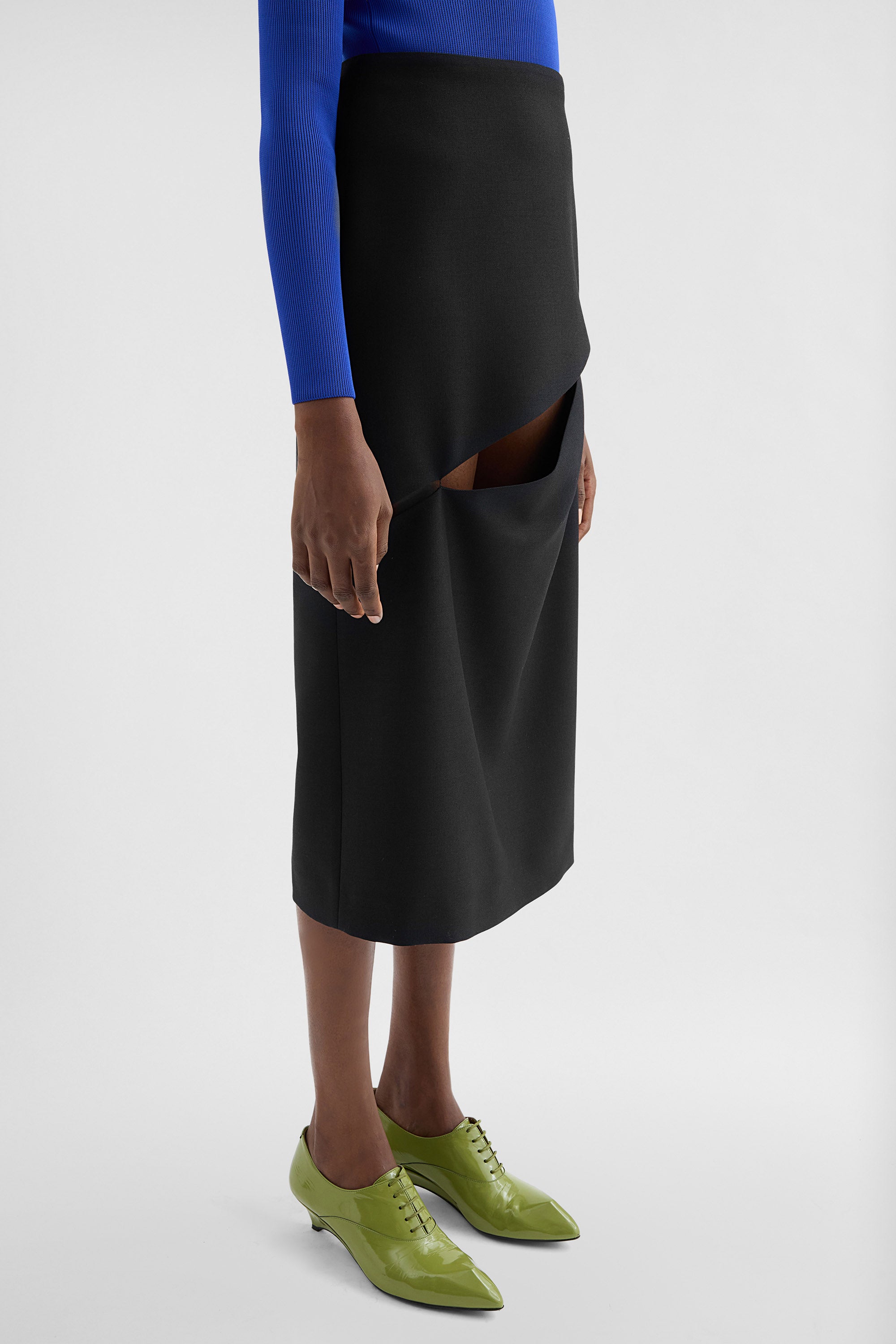 jil sander wool blend skirt for women