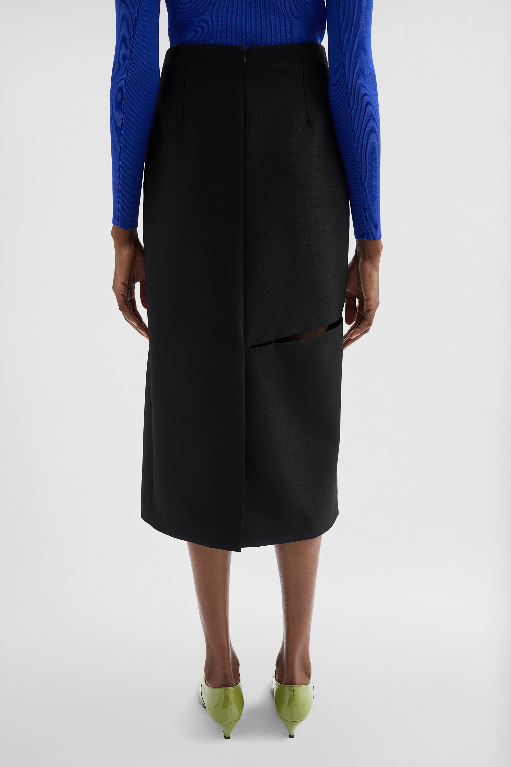 jil sander wool blend skirt for women