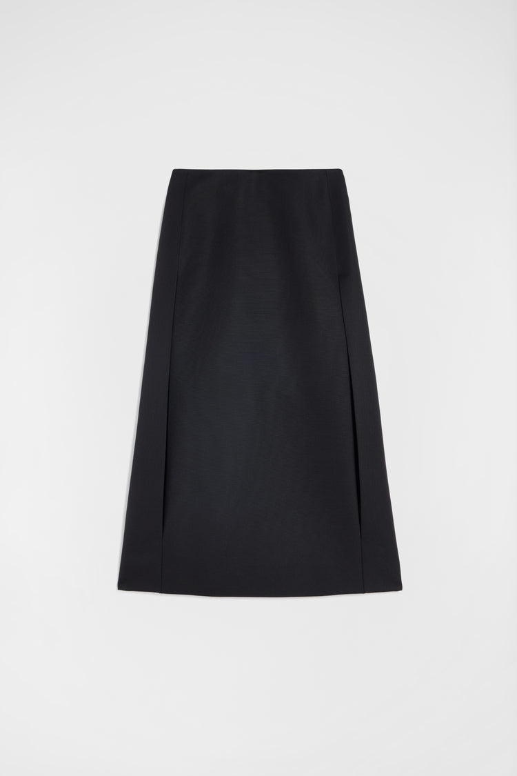 jil sander silk faille skirt for women