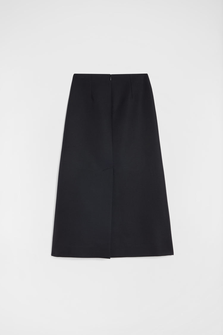 jil sander silk faille skirt for women