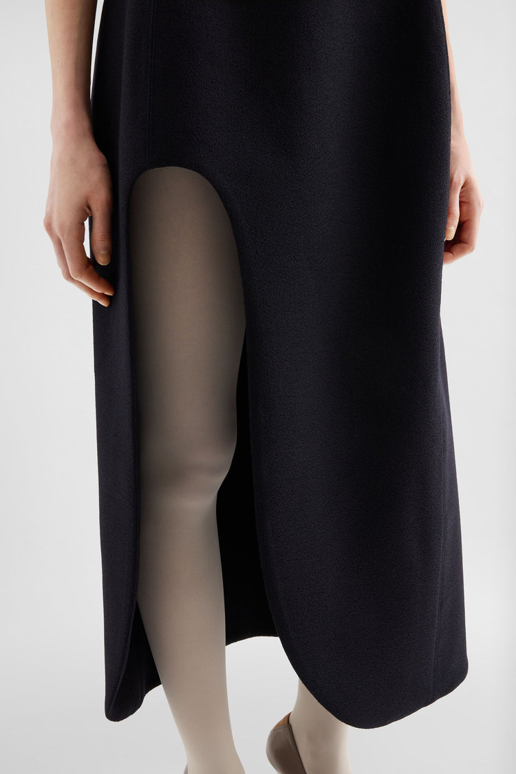 jil sander wool sablé skirt for women