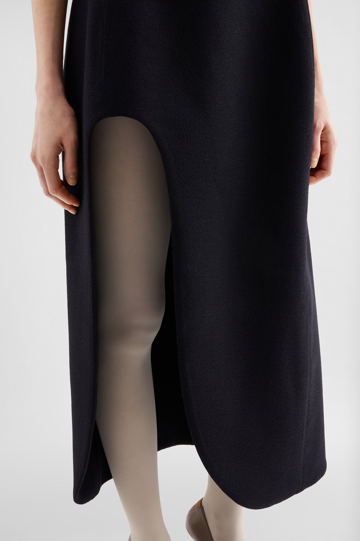 jil sander wool sablé skirt for women