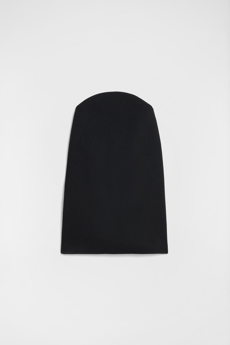 jil sander wool sablé skirt for women
