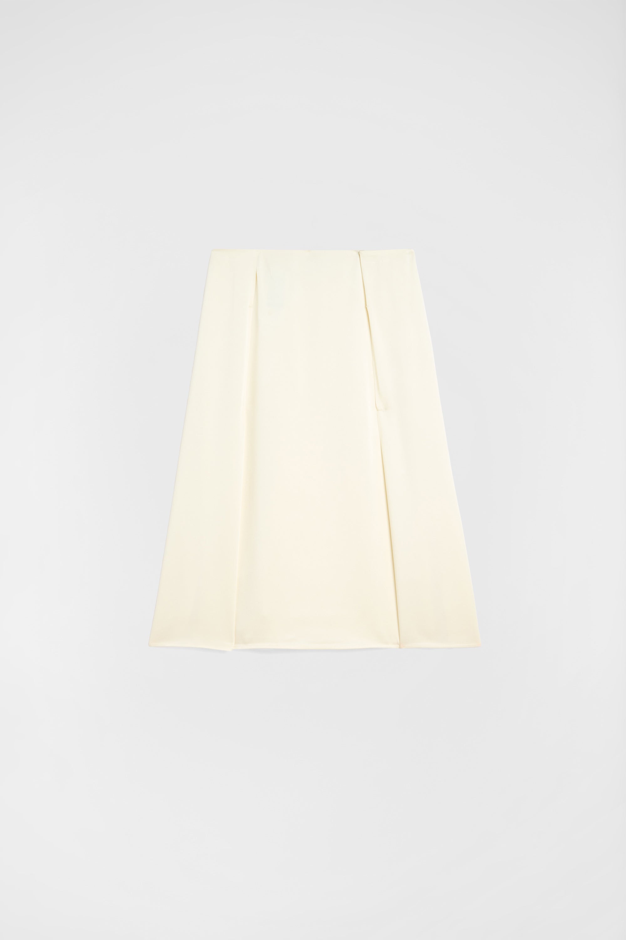 jil sander envers satin pleated skirt for women