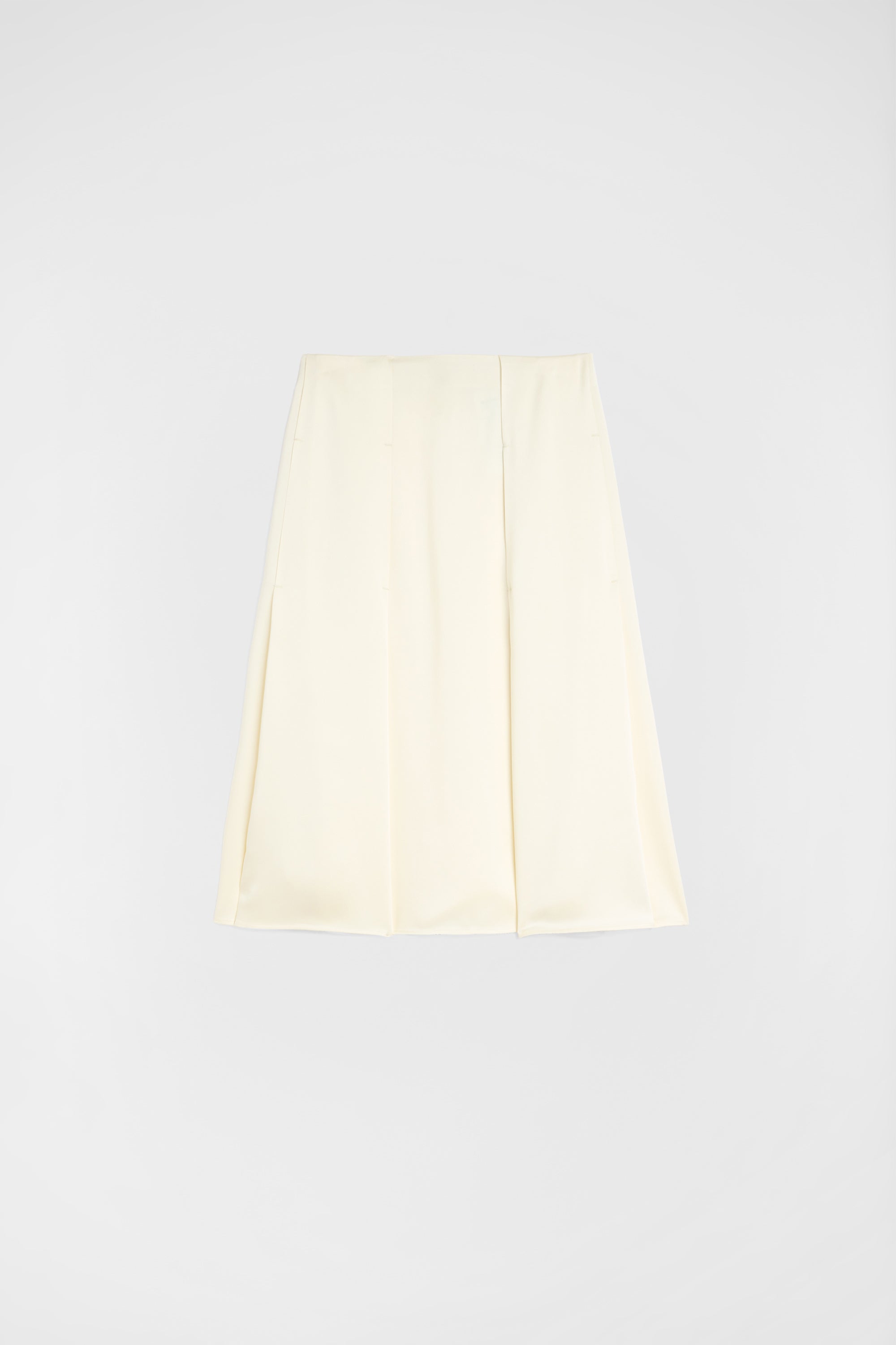 jil sander envers satin pleated skirt for women