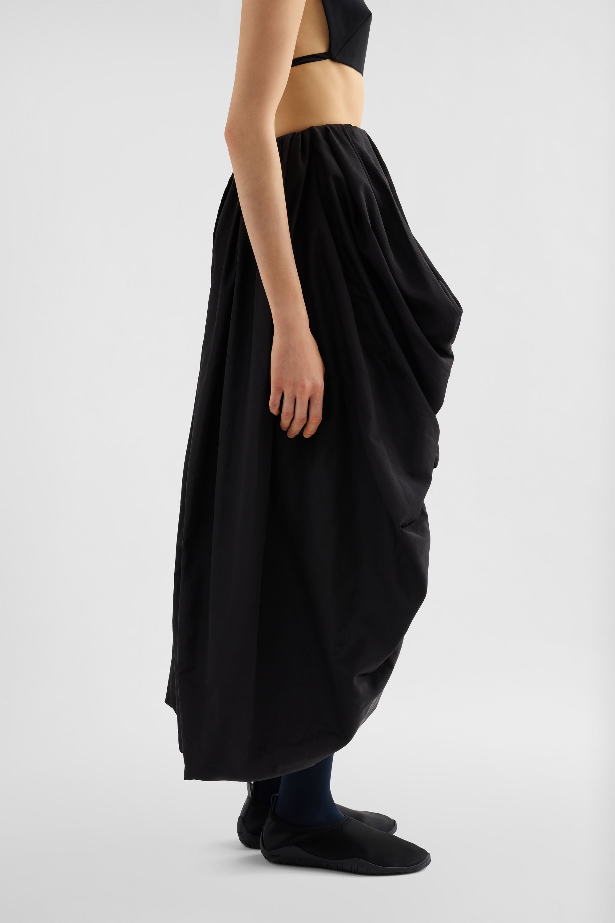 jil sander lightweight taffeta skirt for women