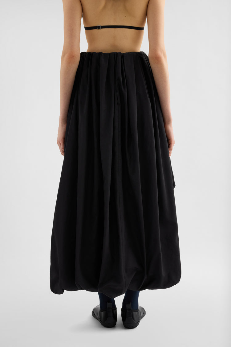 jil sander lightweight taffeta skirt for women