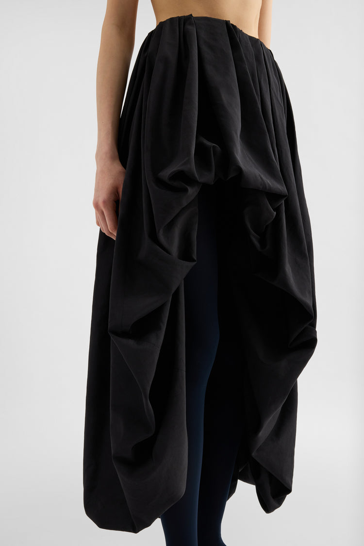 jil sander lightweight taffeta skirt for women