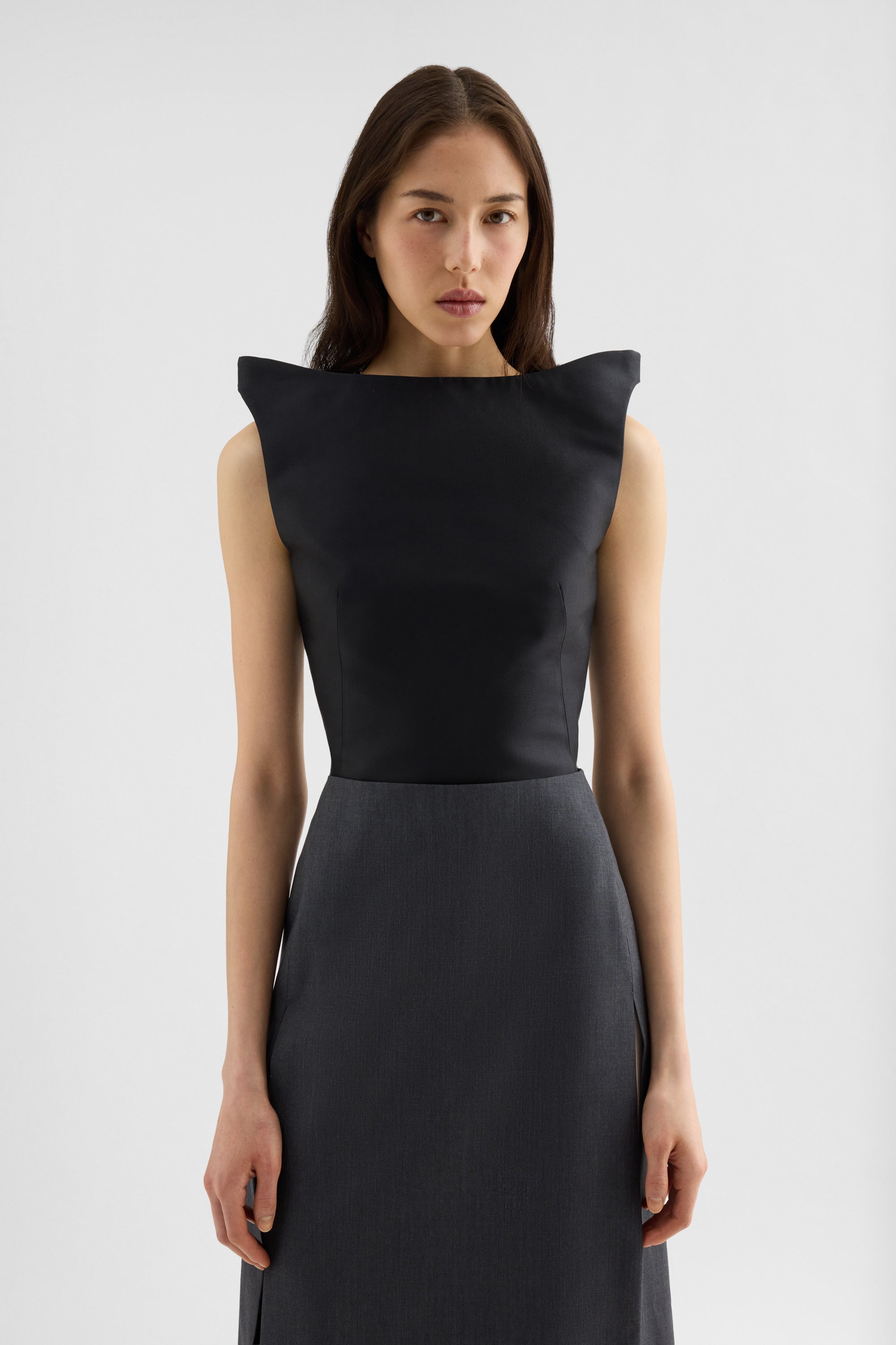 jil sander silk blend mikado top for women