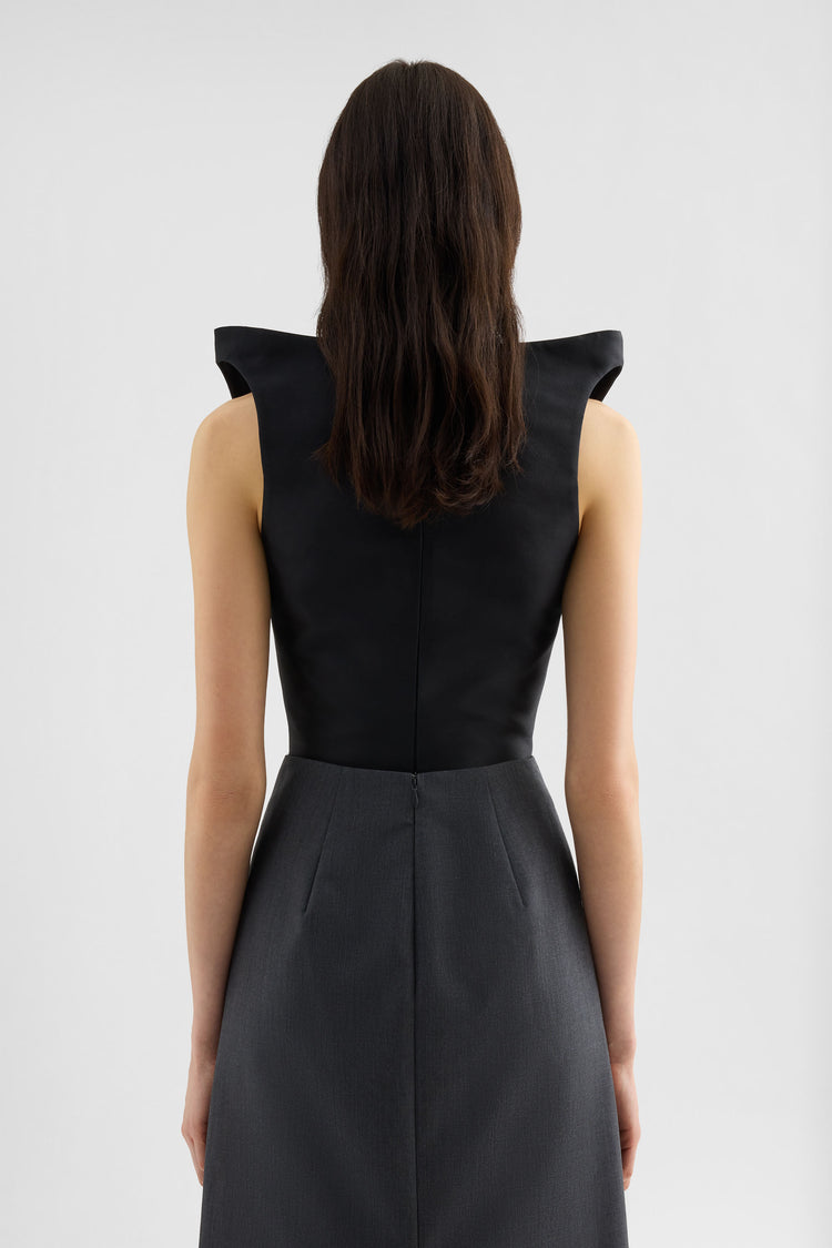 jil sander silk blend mikado top for women