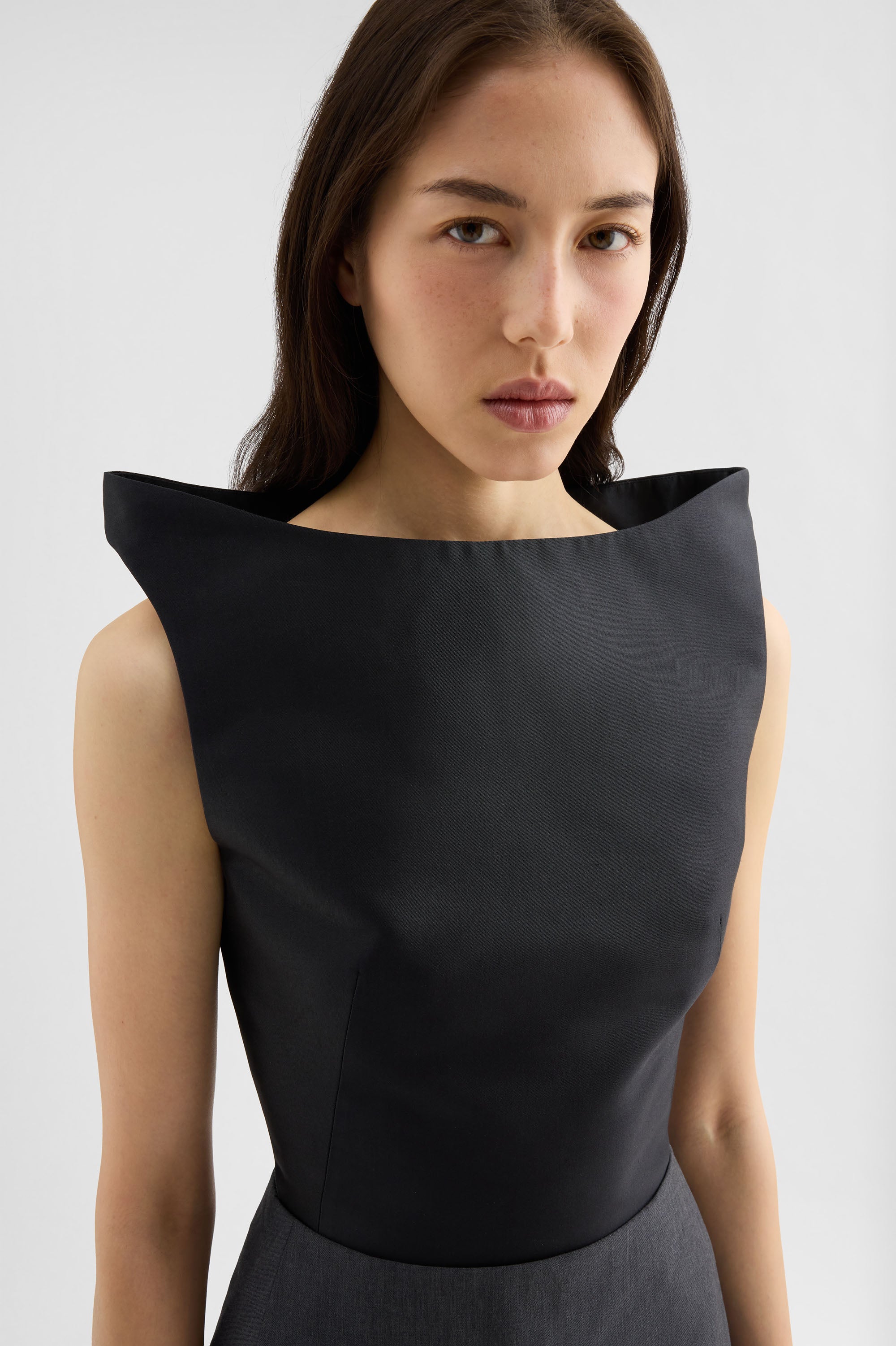jil sander silk blend mikado top for women