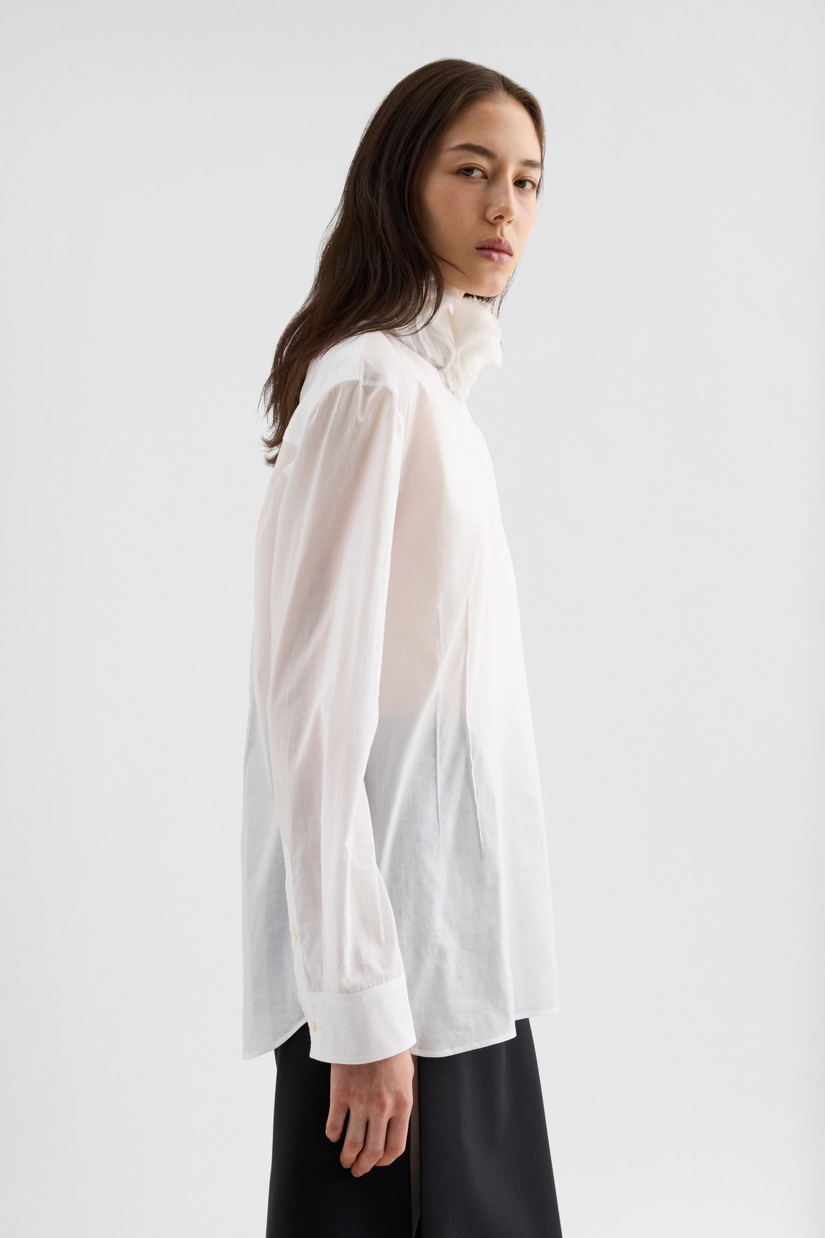 jil sander cotton muslin shirt for women