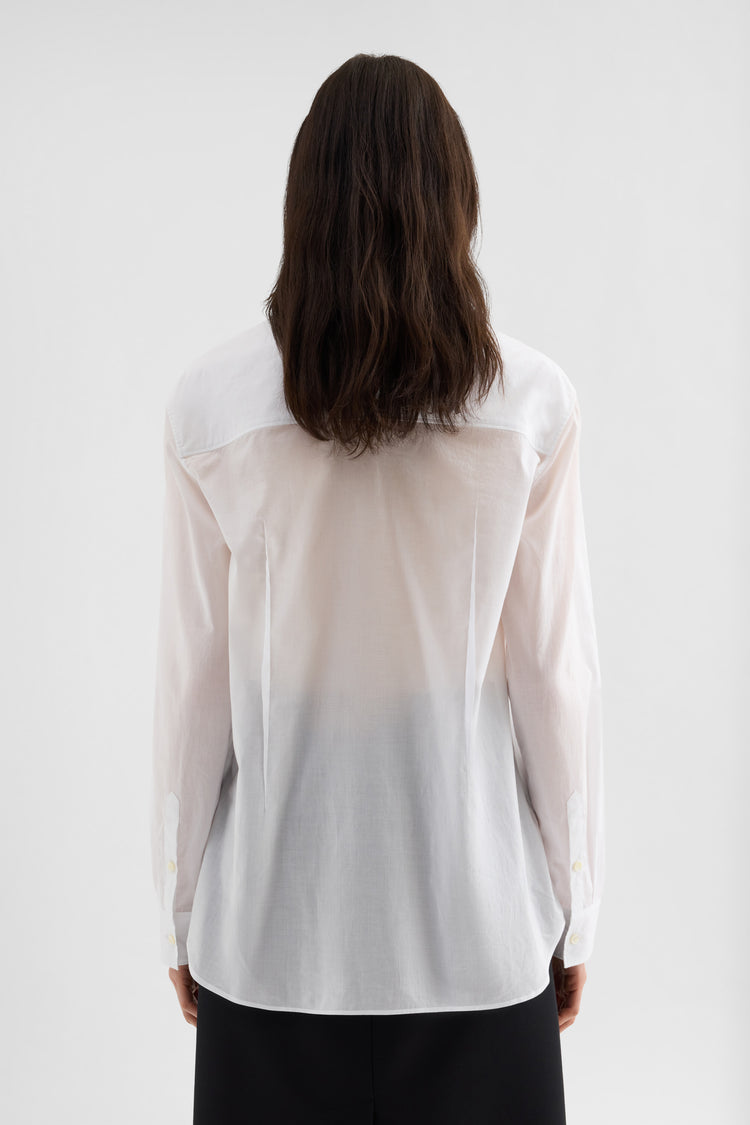 jil sander cotton muslin shirt for women