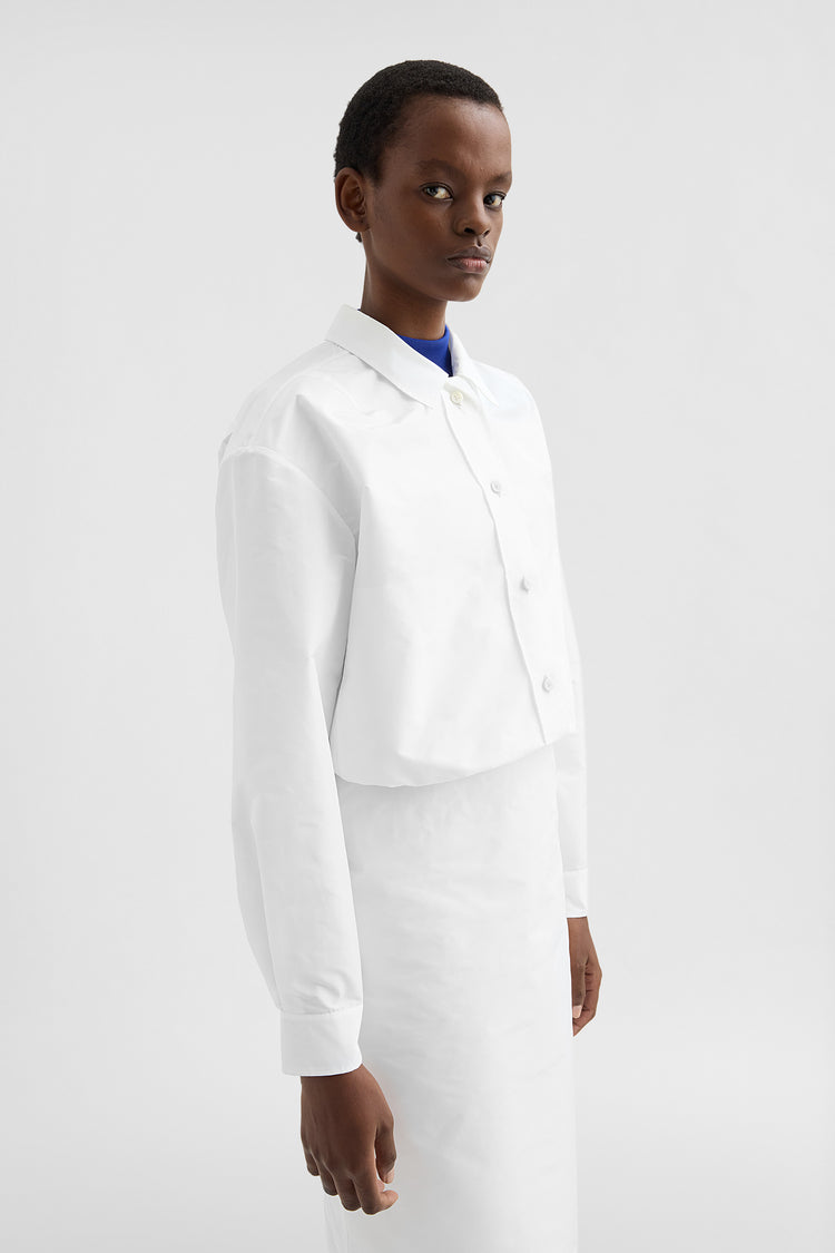 jil sander technical faille blouson for women