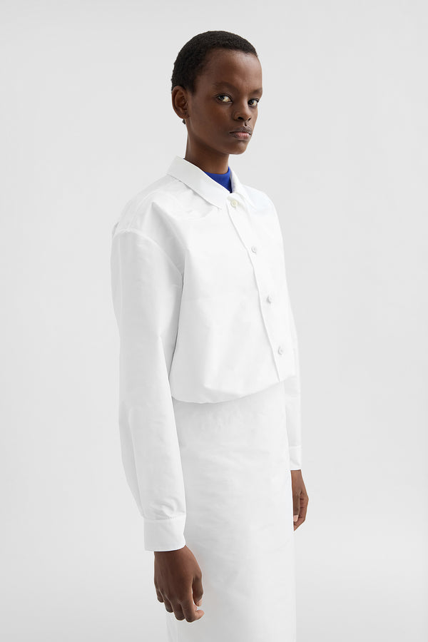 jil sander technical faille blouson for women