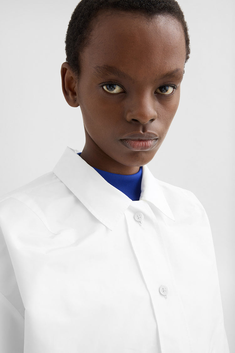 jil sander technical faille blouson for women