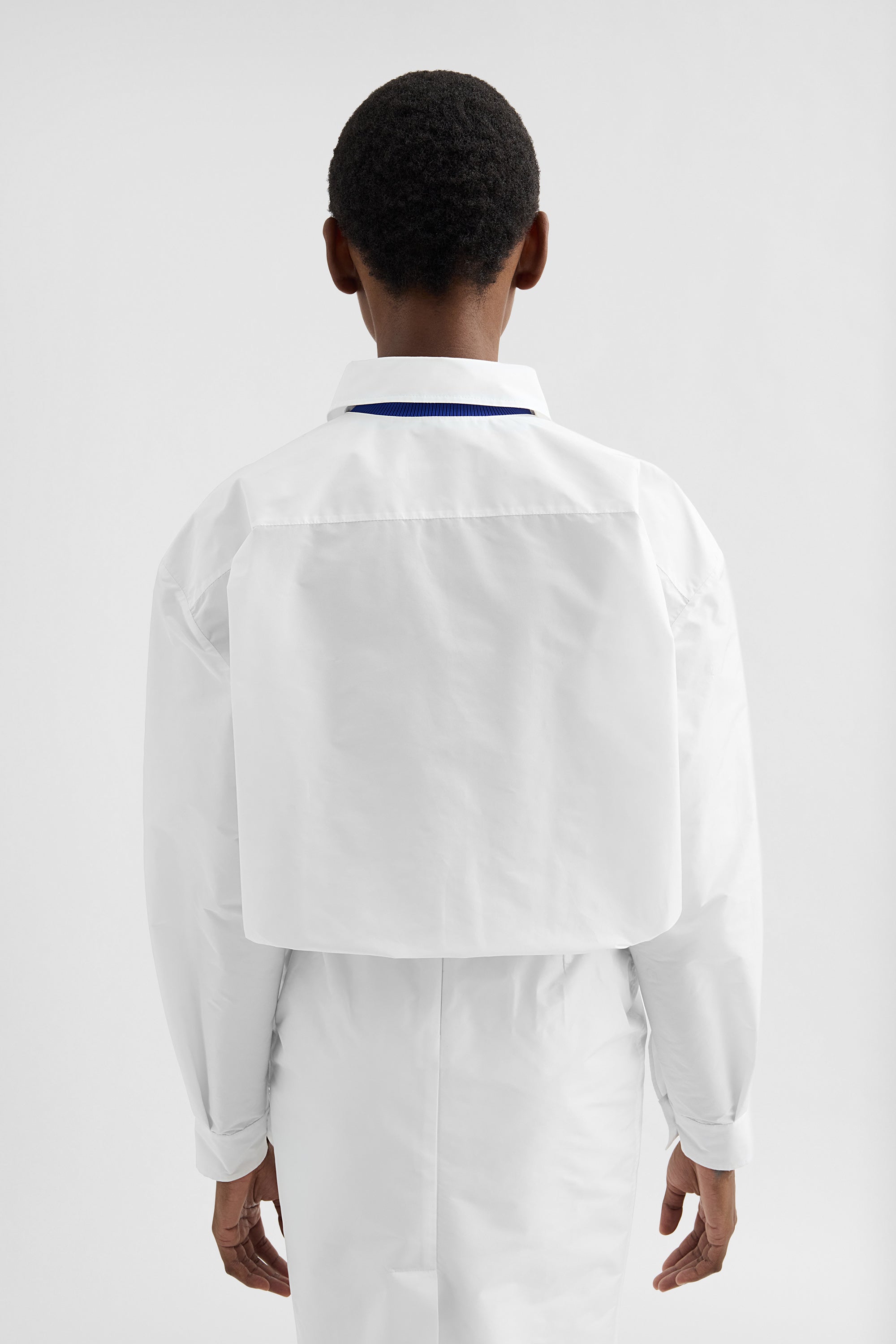 jil sander technical faille blouson for women