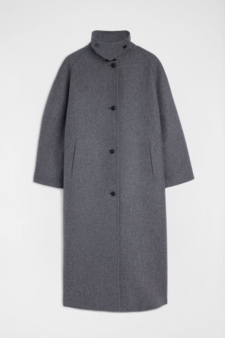 jil sander double wool coat for women