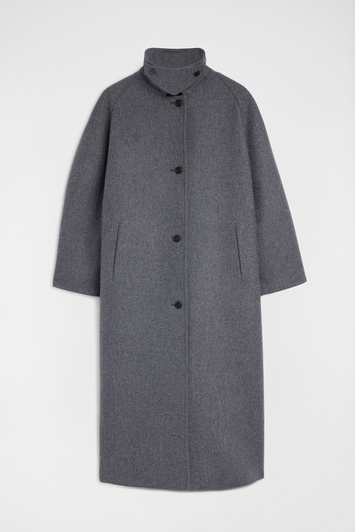 jil sander double wool coat for women
