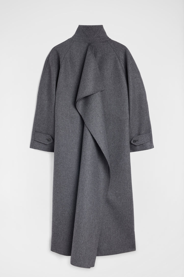jil sander double wool coat for women