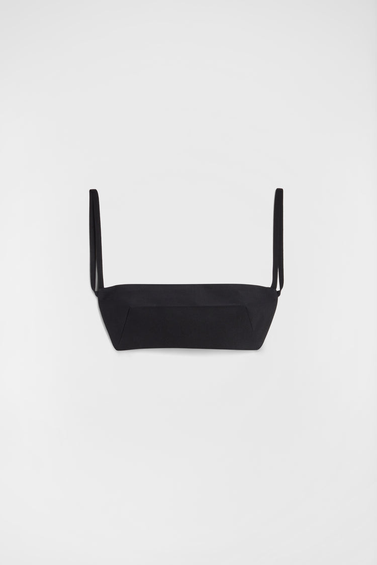 jil sander silk faille top for women