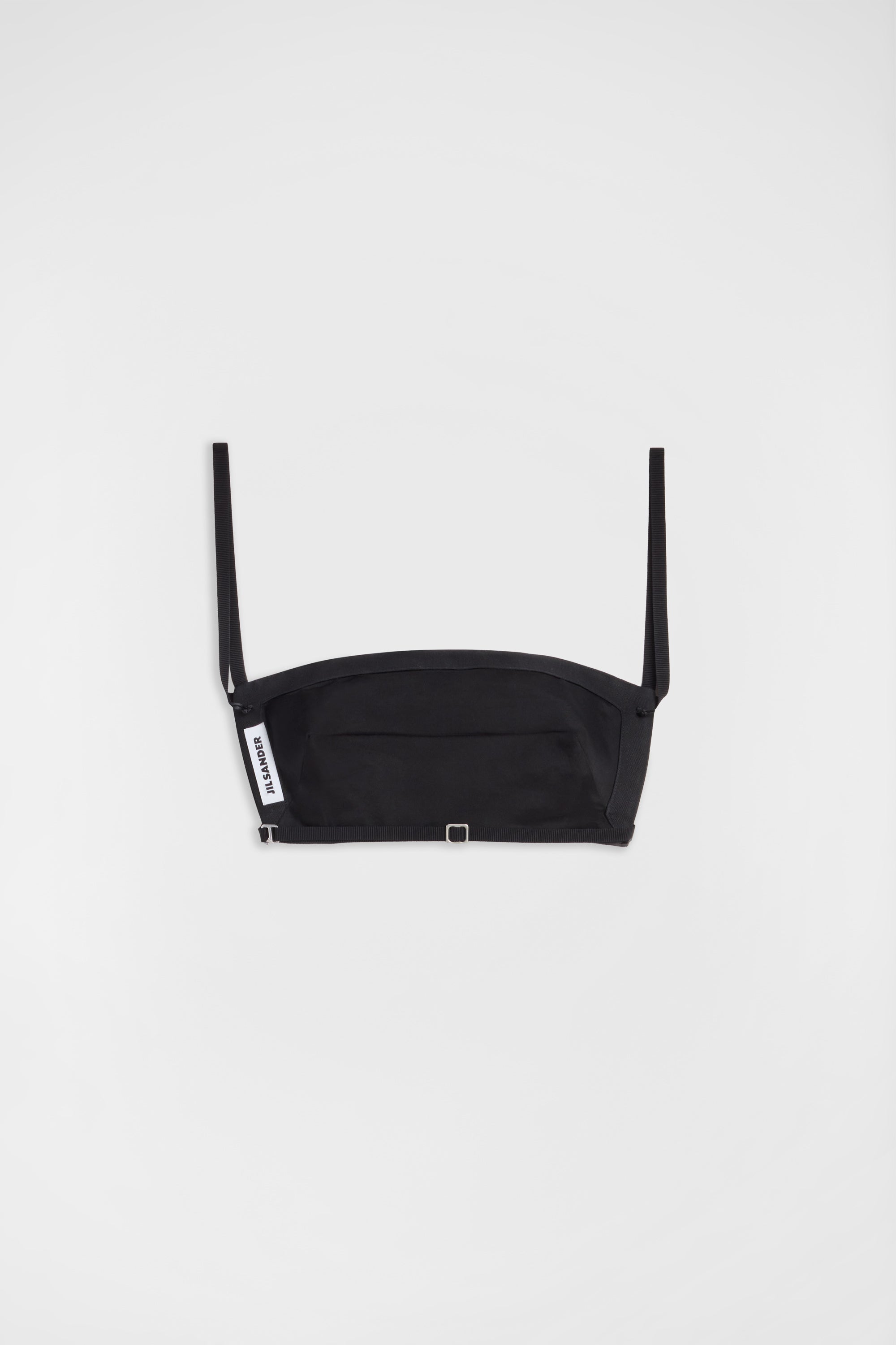 jil sander silk faille top for women