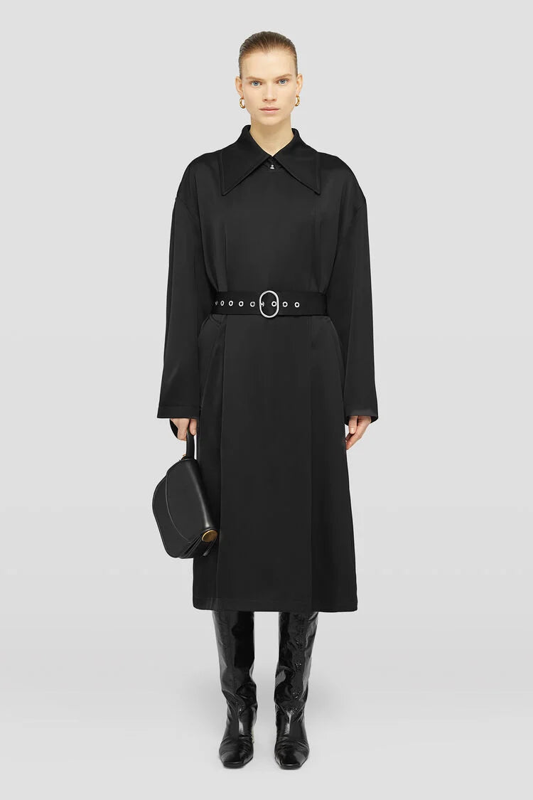 Silk Blend Trench Coat