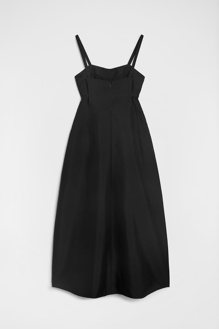 jil sander technical gabardine bustier dress for women