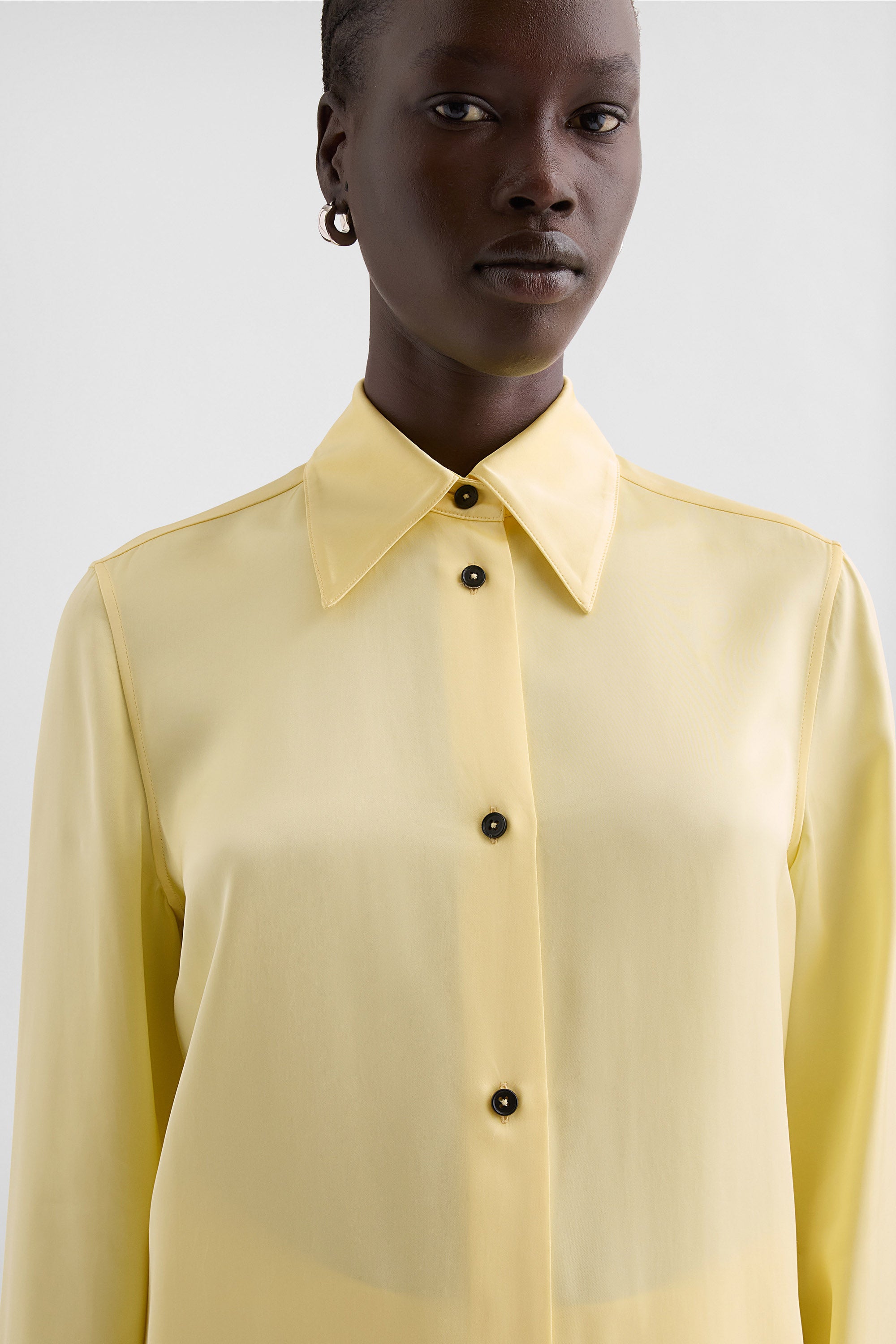 jil sander fluid viscose shirt for women