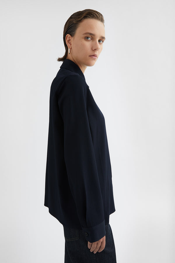 jil sander lightweight wool gabardine shirt for women