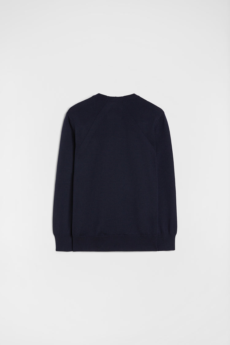 jil sander midweight wool crew-neck sweater for women
