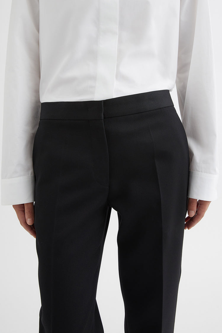 jil sander wool tailored trousers for women