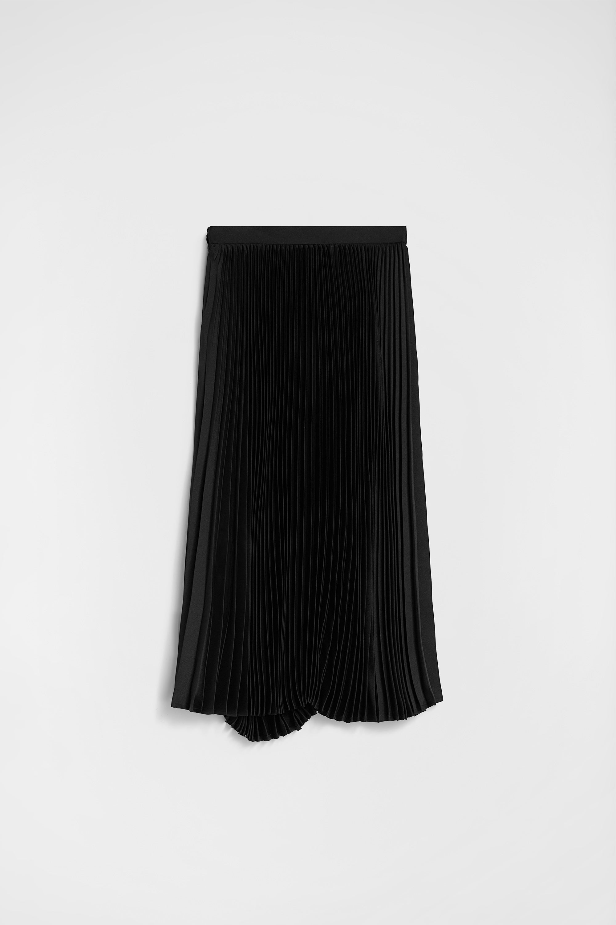 jil sander technical twill pleated skirt for women