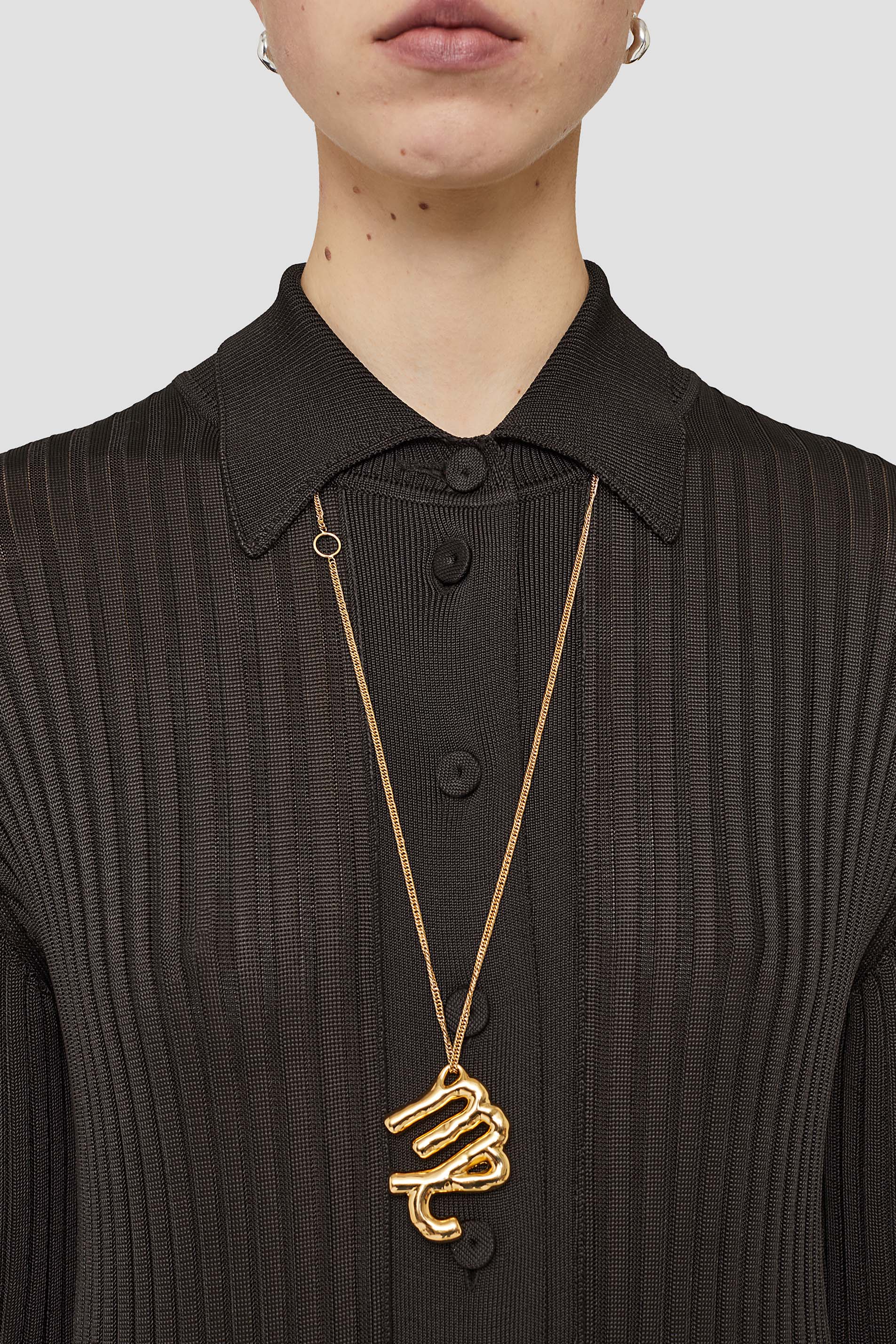 jil sander virgo zodiac necklace set for women and men