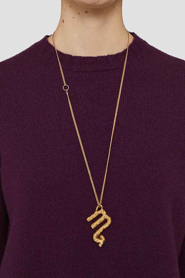 jil sander zodiac necklace set for women and men