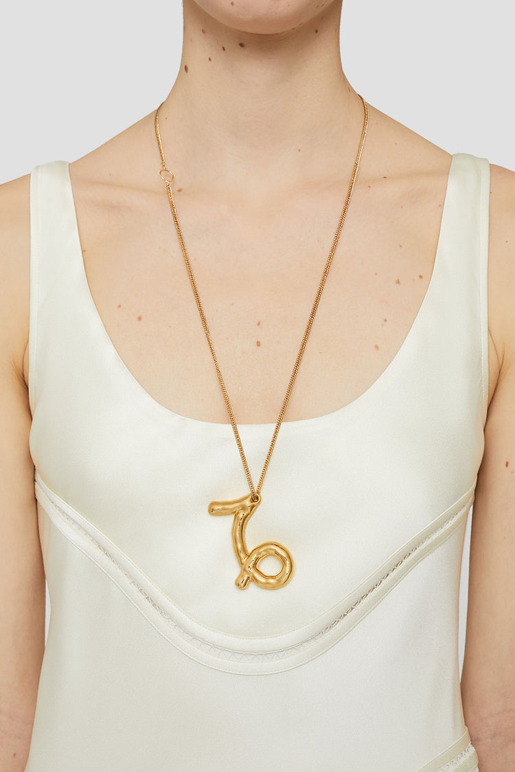 jil sander capricorn zodiac necklace set for women