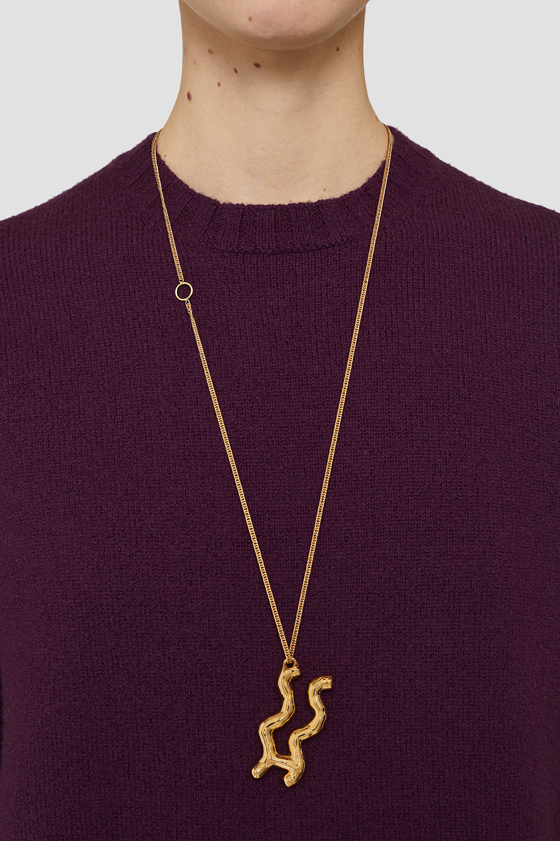jil sander aquarius zodiac necklace set for women