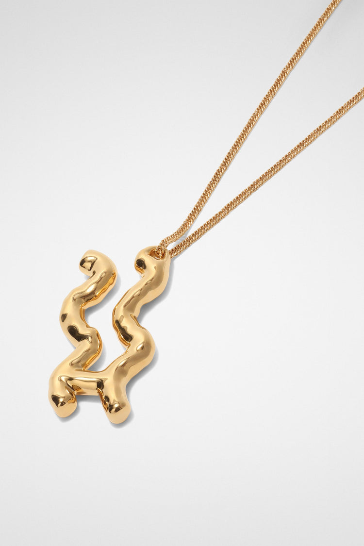 jil sander aquarius zodiac necklace set for women