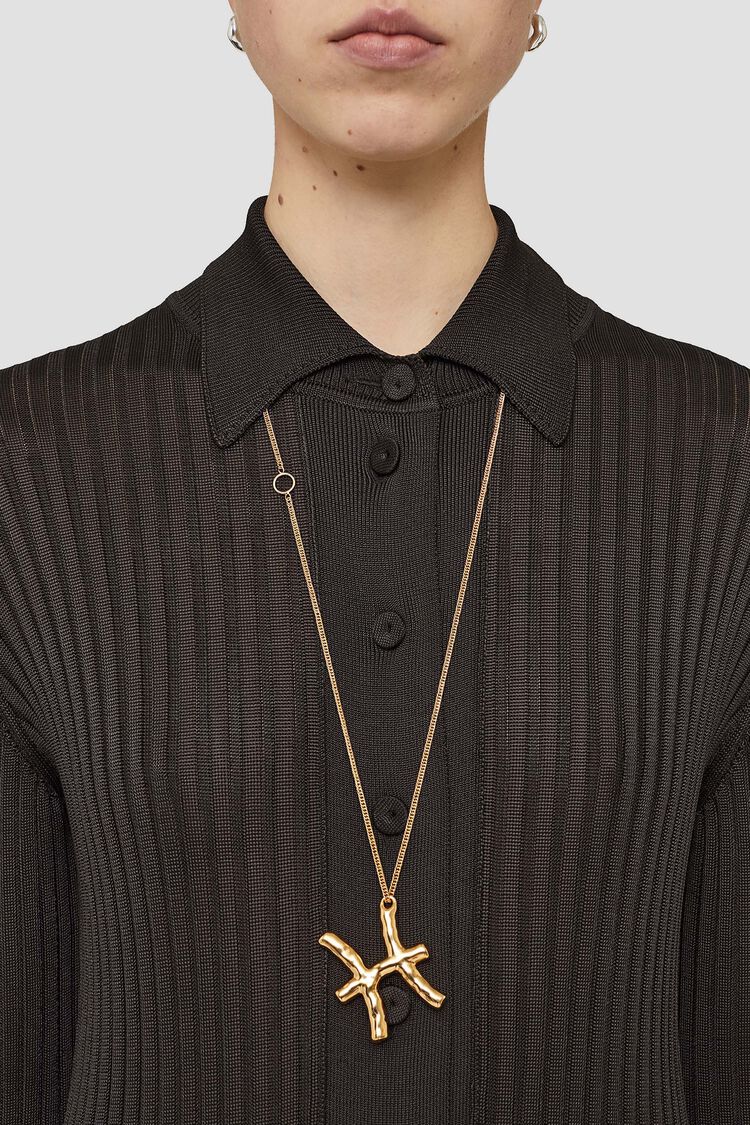 jil sander pisces zodiac necklace set for women