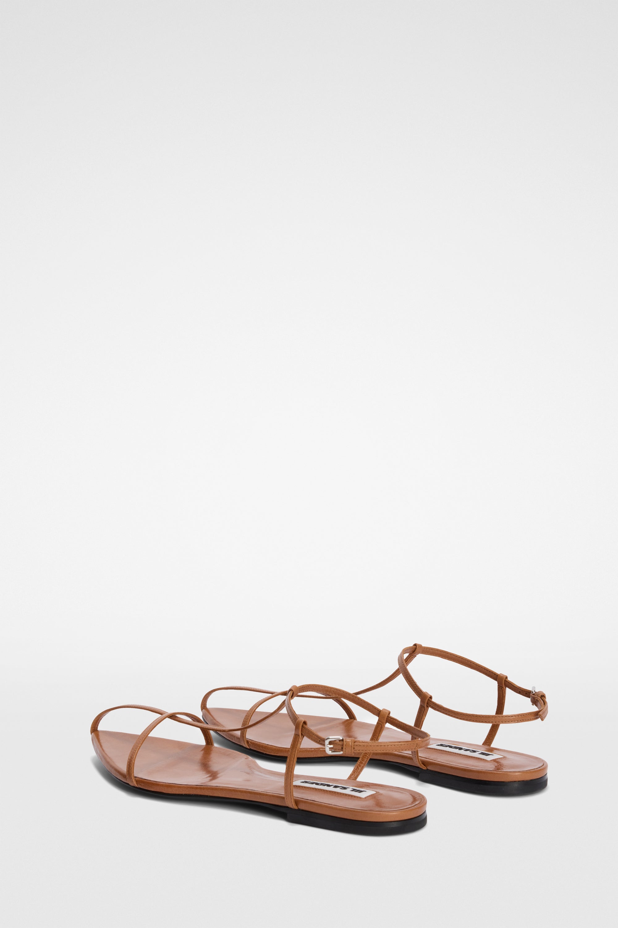 jil sander cage flat sandal for women