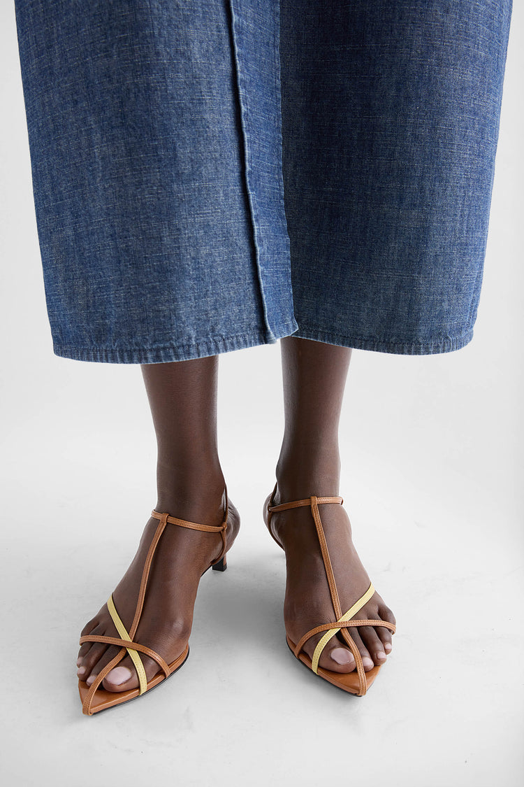 Cage Low-Heel Sandal