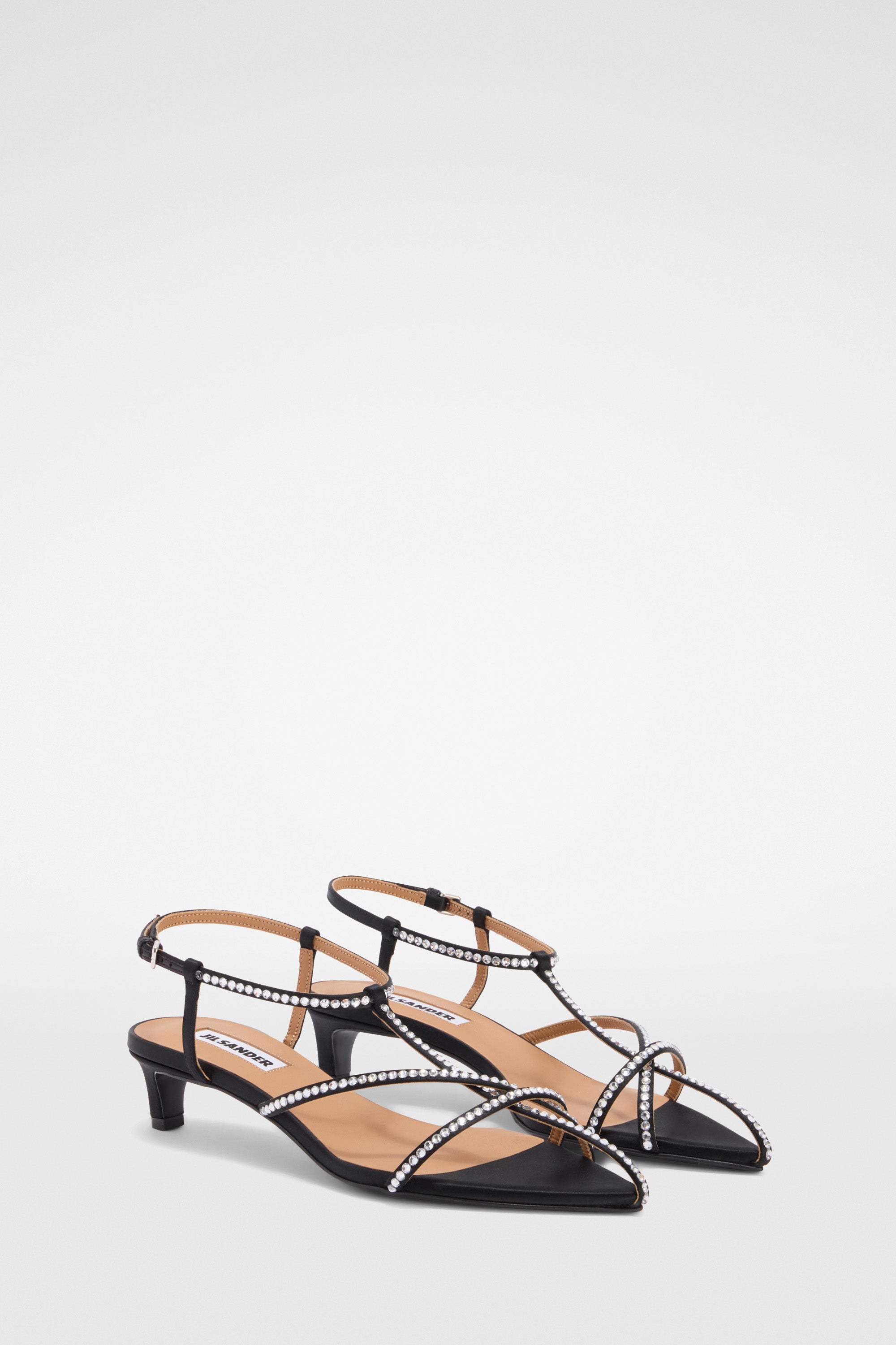 jil sander cage low-heel sandal for women