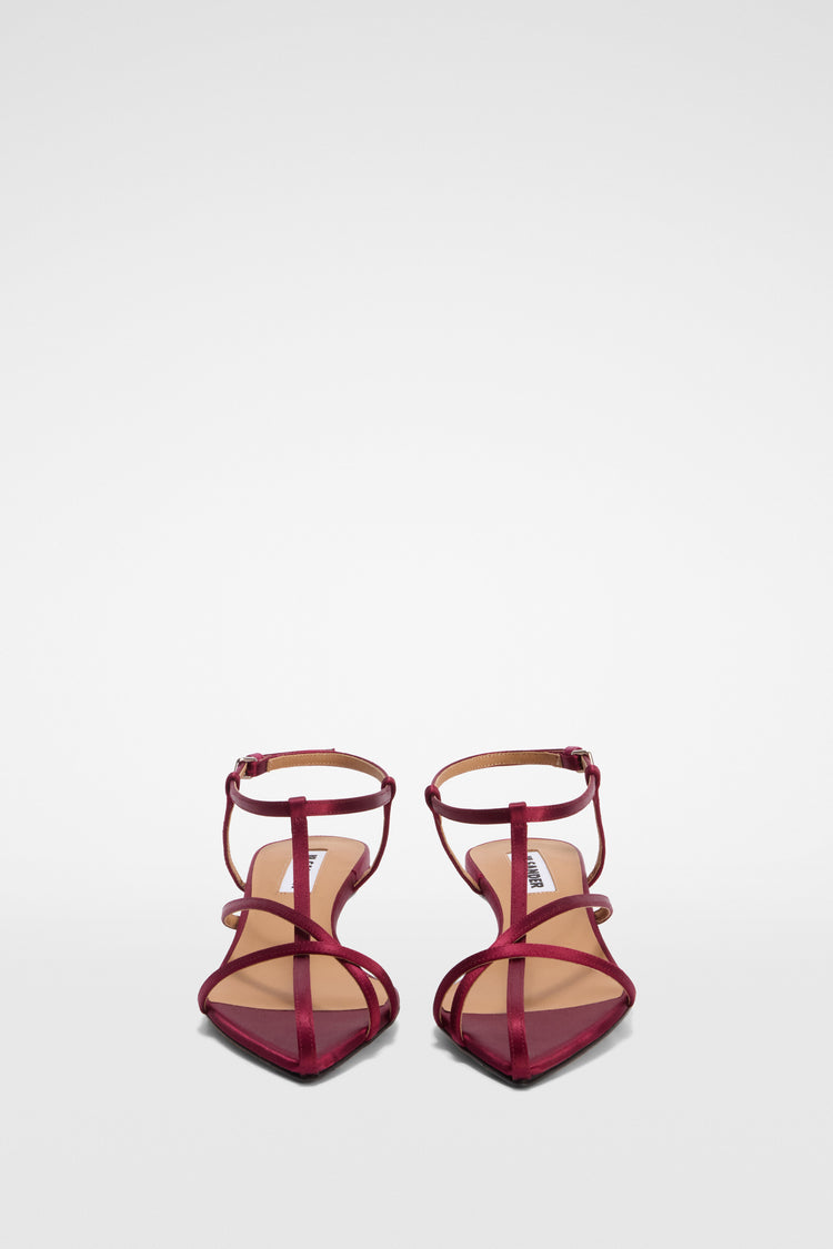 jil sander cage low-heel sandal for women