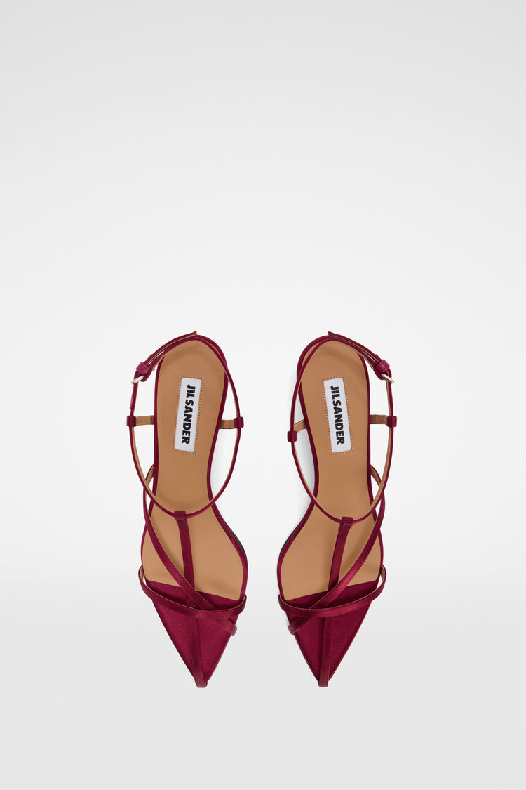 jil sander cage low-heel sandal for women