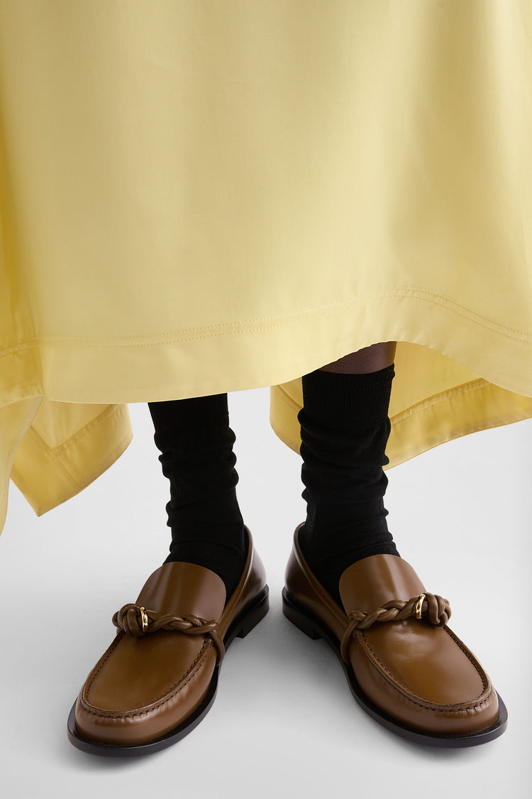 jil sander tangle loafer for women