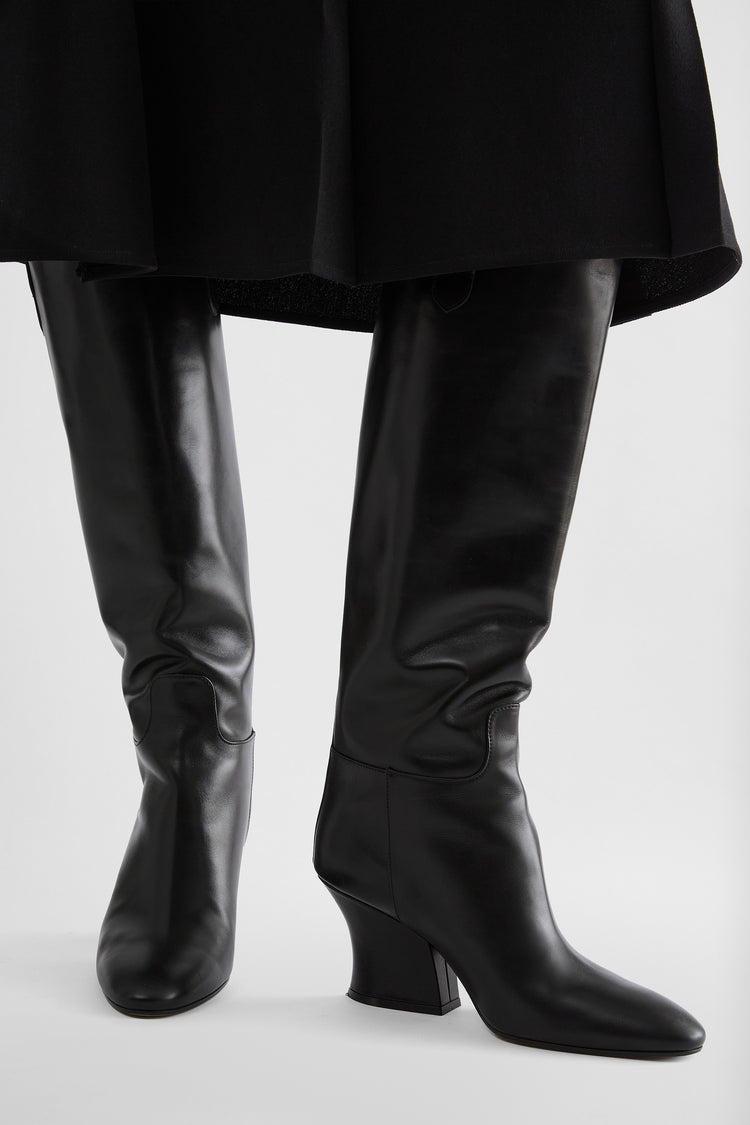 jil sander knee boot for women